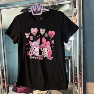 Sanrio Black and Pink Kids Tee